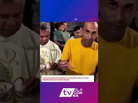 CENA INUSITADA EM PARÓQUIA DE MIGUEL ALVES (PI) GERA REPERCUSSÃO NAS REDES SOCIAIS #shorts