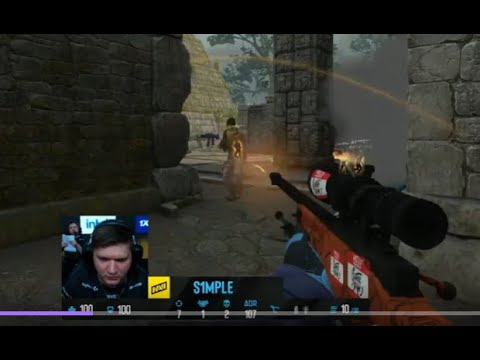 S1MPLE DESTROY ASTRALIS 3 AWP kills ESL
