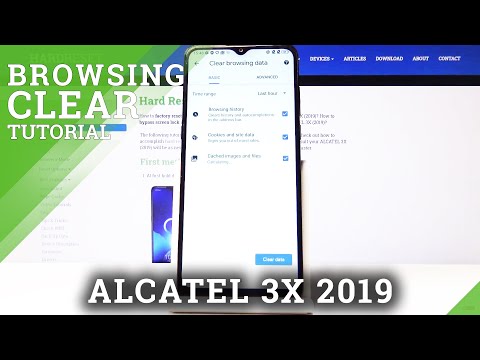 How to Clear Browsing Data in ALCATEL 3X (2019) – Erase Browser History & Cookies