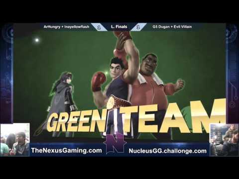 G5| Dugan + G5| Evil Villain vs Nexus| Arhungry + Inayellowflash - Smash Wii U - LF 2-25-16