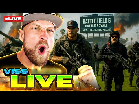 🔴LIVE - BF6 Battle Royale Launch: RedSec w/ Viss, Dr Disrespect, BobbyPoff, Rallied