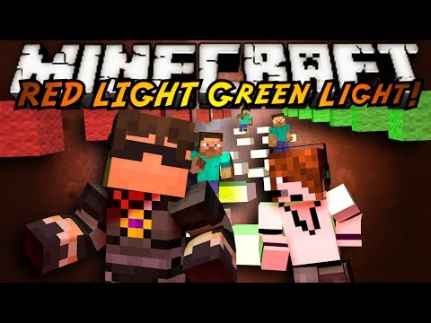 Sky Does Everything : EPIC Minecraft Mini-Game RED LIGHT GREEN LIGHT!