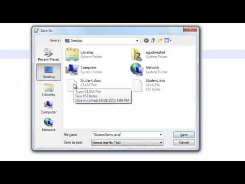 Java Tutorial 7 Student Demo