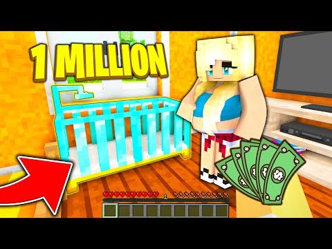 COMPRIAMO LA CULLA DA 1.000.000€ PER NOSTRO FIGLIO!! - Minecraft FAMIGLIA #3