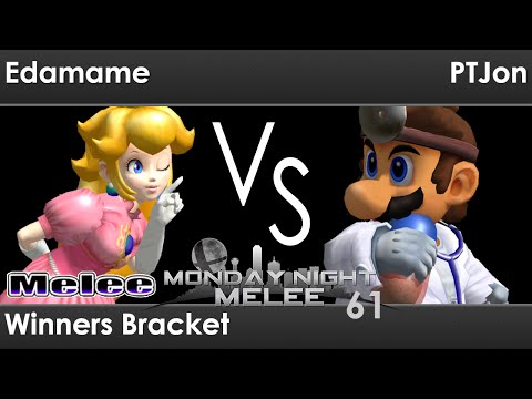MNM 61 Melee - Edamame (Peach) vs PTJon (Dr. Mario) - Winners Bracket