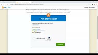 Première connexion à Omnivox