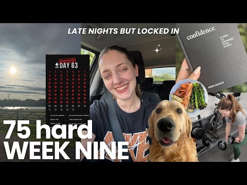 75 Hard Challenge Week 9 | Late Night Struggles, Workouts & Wholesome Wins