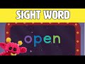 OPEN Let S Learn The Sight Word OPEN With Hubble The Alien Nimalz Kidz Songs And Fun