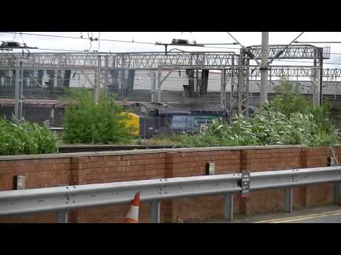 DRS 37s thrash out of Crewe light engine