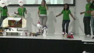 preview picture of video 'RoboCupjunior 2009 GRAZ AUSTRIA Dance secondary Super Team Party Peaple'