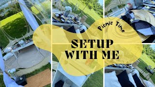 | SETUP WITH ME | Father’s Day Bubble Tent