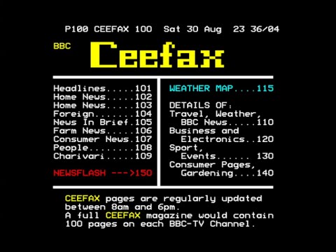 In Vision Episode 1 - Ceefax from 30th August 1975