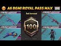 😍 NEW A6 ROYALE PASS IS HERE || MAXING OUT NEW ROYALE PASS WITH FREE EMOTES & GIVEAWAY IN BGMI