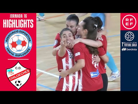 Resumen #PrimeraIberdrola | AE Penya Esplugues 5-2 CD Chiloeches | Jornada 16