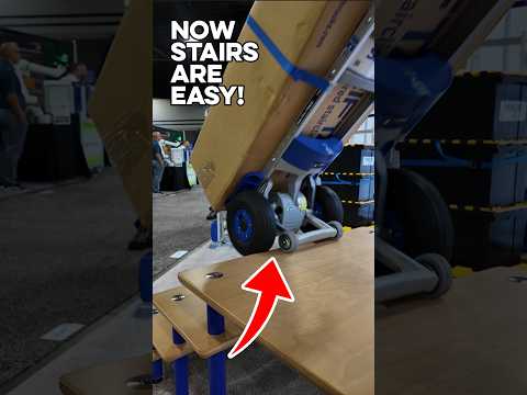 Brilliant hand truck CLIMBS STAIRS with 400lbs capacity