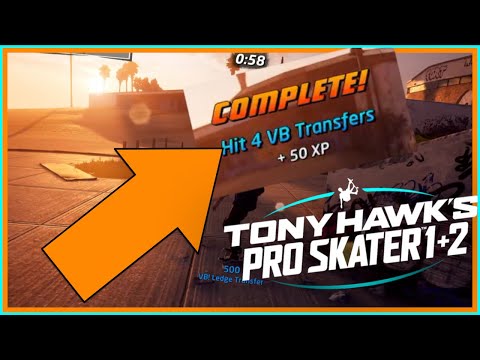 Hit 4 VB Transfers on Venice Beach  - Tony Hawk Pro Skater 1 + 2 #THPS