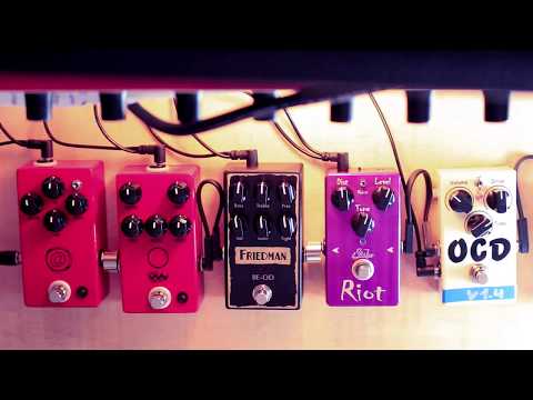 Distortion Pedal Shootout + Opinion (JHS, Friedman, Suhr, Fulltone)(HD)