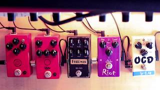 Distortion Pedal Shootout + Opinion (JHS, Friedman, Suhr, Fulltone)(HD)