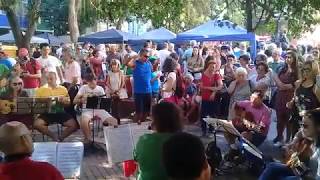 Roda de Choro na praça São Salvador - Rio de Janeiro