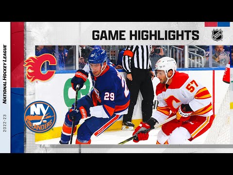 Flames @ Islanders 11/7 | NHL Highlights 2022