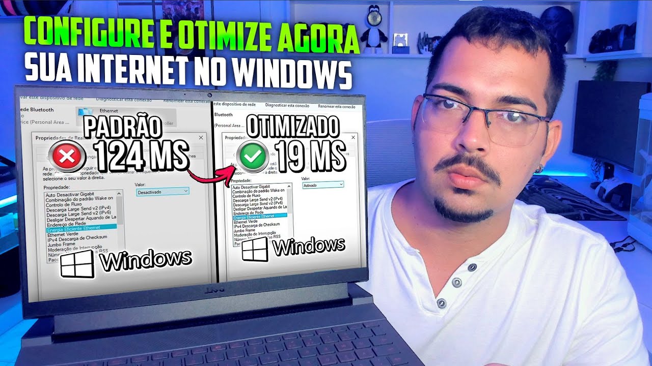 Como AUMENTAR a VELOCIDADE da INTERNET, Otimizar Rota e Diminuir o Ping nos Jogos!