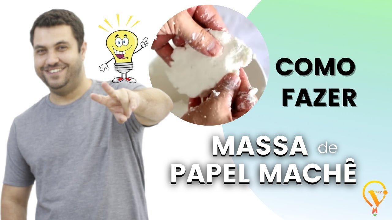 [PASSO A PASSO] Como fazer Massa de Papel Machê?