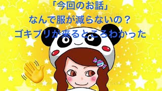 【雑談】服が減らない＆ゴキブリがどこから出てきたかのお話
