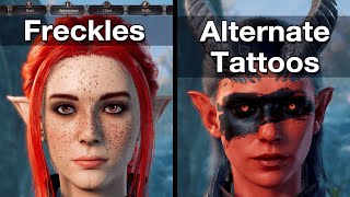Alternate Tattoos and Freckles
