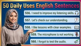 50 Daily Uses English Sentences | Part 6