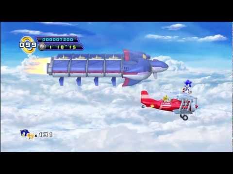 Sonic the Hedgehog 4 "Episode 2": Sky Fortress Zone Act 1 [1080 HD]
