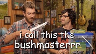 rhett prepping for the apocalypse for 9 minutes straight