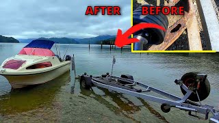 Building a new Axle / Restoring a Rusty Boat Trailer / Fishing in the Marlborough Sounds NZ