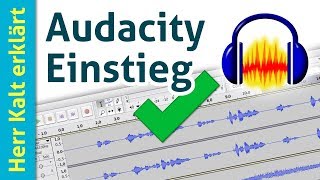 Video thumbnail for Audacity Tutorial: Einstieg, einfache Aufnahme und Nachbearbeitung by Andreas Kalt – Erklärvideos