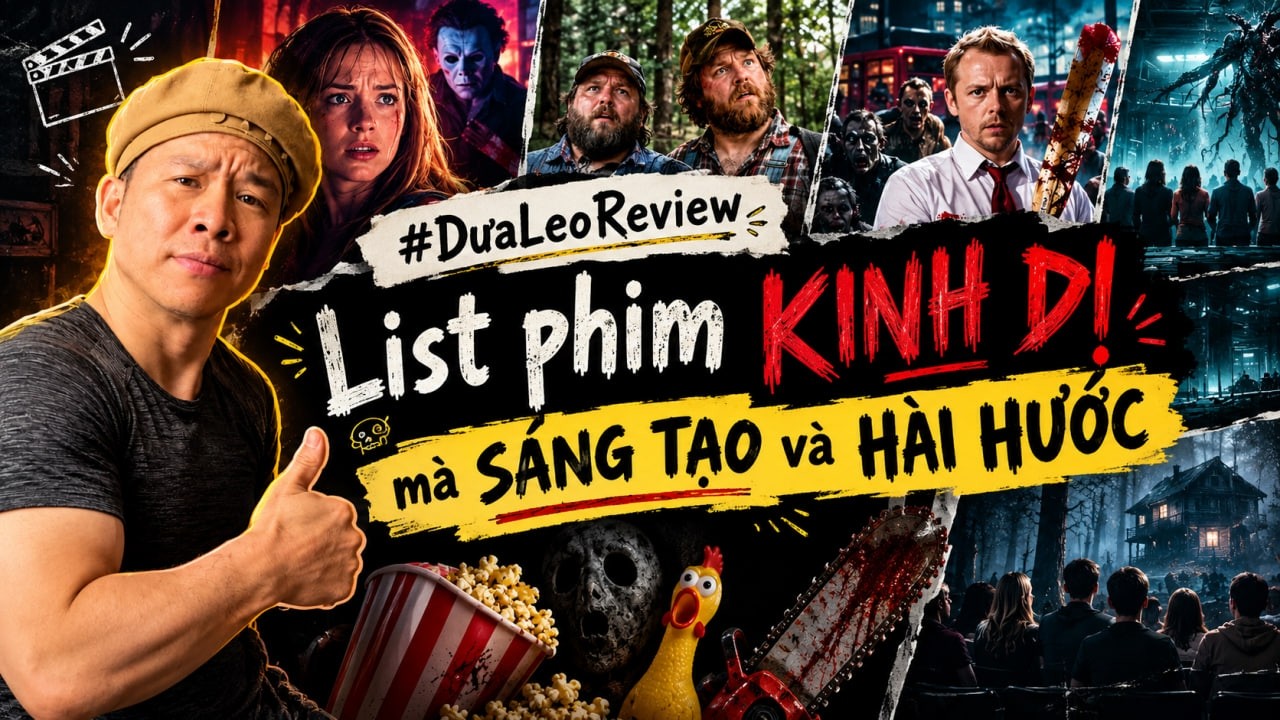 #DưaLeoReview List phim KINH DỊ mà SÁNG TẠO và HÀI HƯỚC