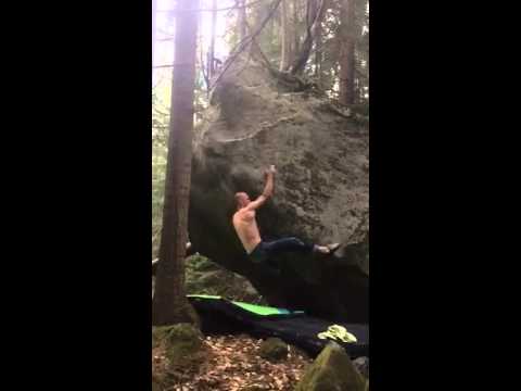Sihla bouldering - Diesel Power 7C+