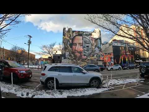 4K DOWTOWN JERSEY CITY NEW JERSEY WALKING TOUR MARCH 2024