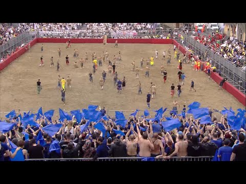 ⚪️🔵 Semifinale Calcio Storico 2023⚜️ BIANCHI di Santo Spirito contro AZZURRI di Santa Croce 3-7