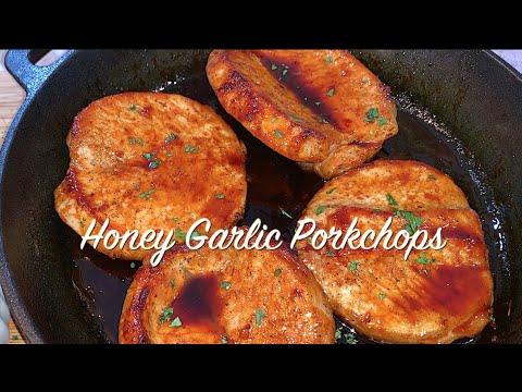 Honey Garlic Pork Chops - How to make Fried Pork Chops | Let's Eat Cuisine