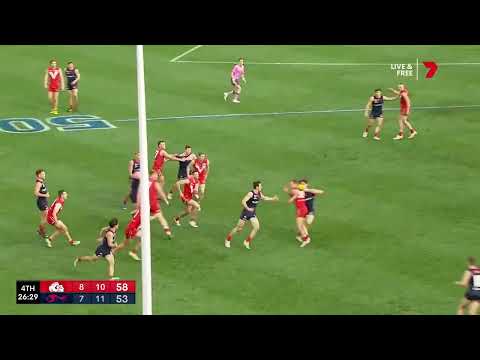 SANFL History - Norwood's Matthew Panos kicks match-winning goal in 2022 Hostplus SANFL League GF