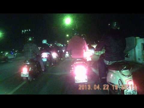 20130422 忠孝橋 連續三起車禍