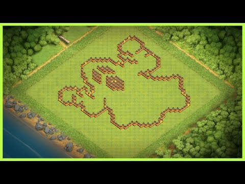 FUNNY | CREATIVE | GHOST  | BASE LAYOUT WITH COPY LINK | CLASH OF CLANS