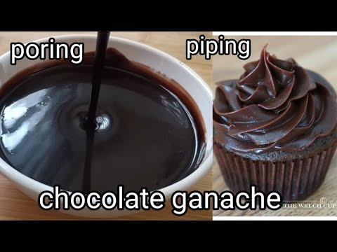 dark chocolate ganache | chocolate sauce| without cream chocolate ganache recipe