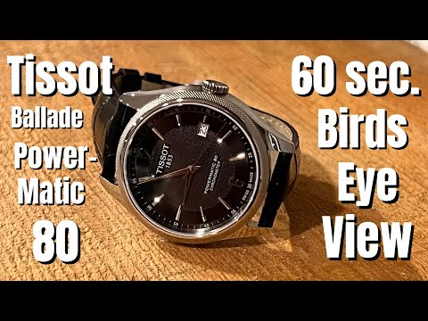 TISSOT BALLADE POWERMATIC 80 WATCH REVIEW|Rolex Date Just Alternative, Best Automatic Watch under 1k