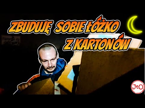 ZBUDUJĘ sobie ŁÓŻKO z KARTONÓW. IROKEZ ZJADŁ pół ŚCIANY w METRZE - BERLIN