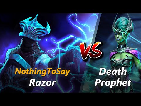NothingToSay mid Razor vs Death Prophet | First 10 minutes