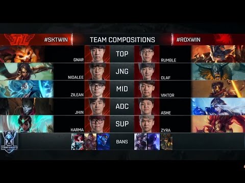 【S6全球總決賽】半決賽 ROX vs SKT #4