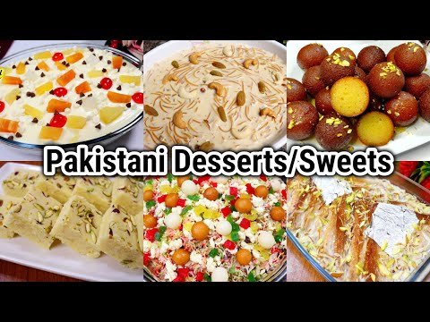 6 Special Pakistani Dessert/Sweets Recipes You Can Make Very Easily By (Tasty Food With Maria)