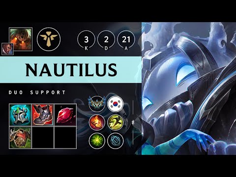 Nautilus Support vs Alistar - KR Challenger Patch 25.19