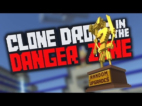 RANDOM UPGRADE CHALLENGE | Clone Drone in the Danger Zone Gameplay (New Fire Update)