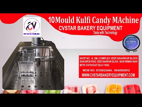 Stainless steel 304 10 mould candy plant, for industrial, sh...